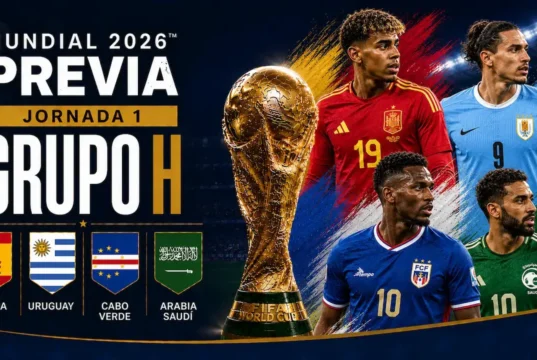 Alineaciones Probables Grupo H - Jornada 1 Mundial 2026
