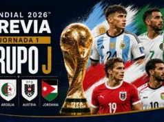 Alineaciones Probables Grupo J - Jornada 1 Mundial 2026