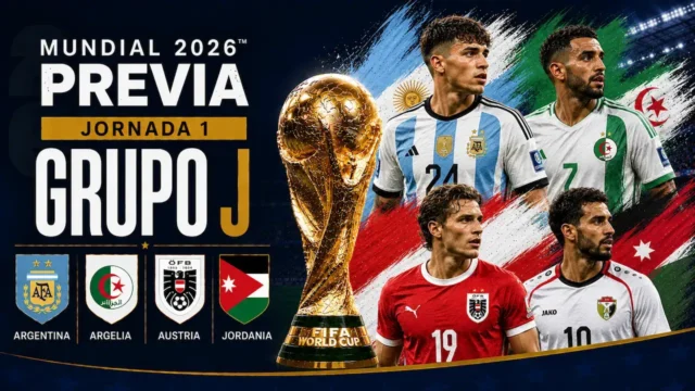 Alineaciones Probables Grupo J - Jornada 1 Mundial 2026