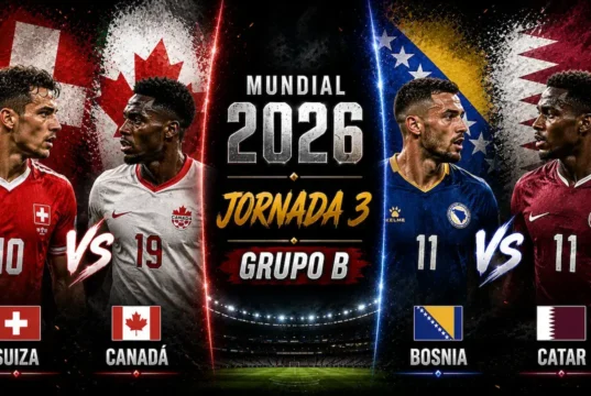 Alineaciones Probables grupo B - Jornada 3 Mundial 2026