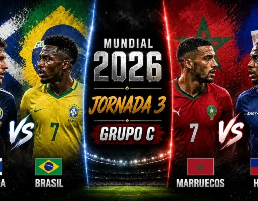 Alineaciones Probables grupo C - Jornada 3 Mundial 2026