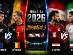 Alineaciones Probables grupo G - Jornada 3 Mundial 2026
