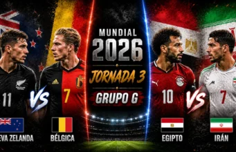 Alineaciones Probables grupo G - Jornada 3 Mundial 2026
