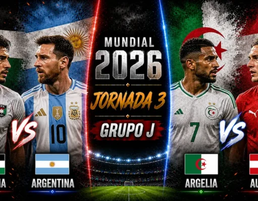 Alineaciones Probables grupo J - Jornada 3 Mundial 2026