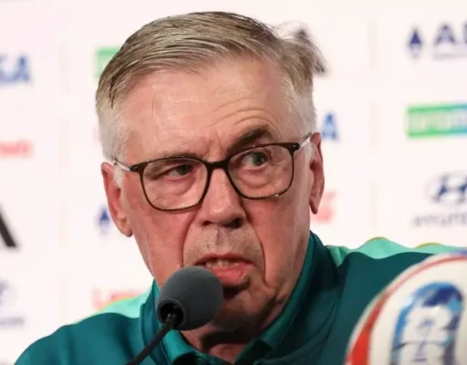 Ancelotti habla del sustituto de Paquetá, el estado de Raphinha y Neymar y Vini Carlo Ancelotti Brasil rueda de prensa