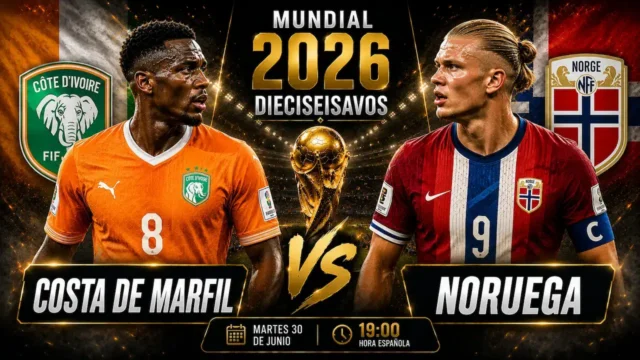 Previa y onces probables Costa de Marfil - Noruega Dieciseisavos Mundial
