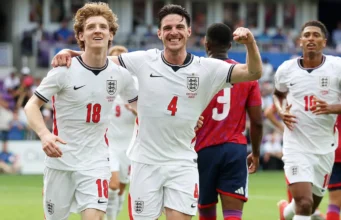 Declan Rice, sustituido con problemas físicos. ¿Preocupa su estado? Declan Rice Anthony Gordon inglaterra Fantasy
