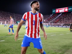 Alderete sigue lesionado y apunta a baja en los dieciseisavos Omar Alderete Paraguay