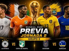 Previa y Alineaciones Probables Grupo E - Jornada 2