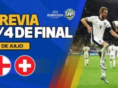 Alineaciones probables Inglaterra - Suiza Euro 2024
