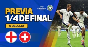 Alineaciones probables Inglaterra - Suiza Euro 2024