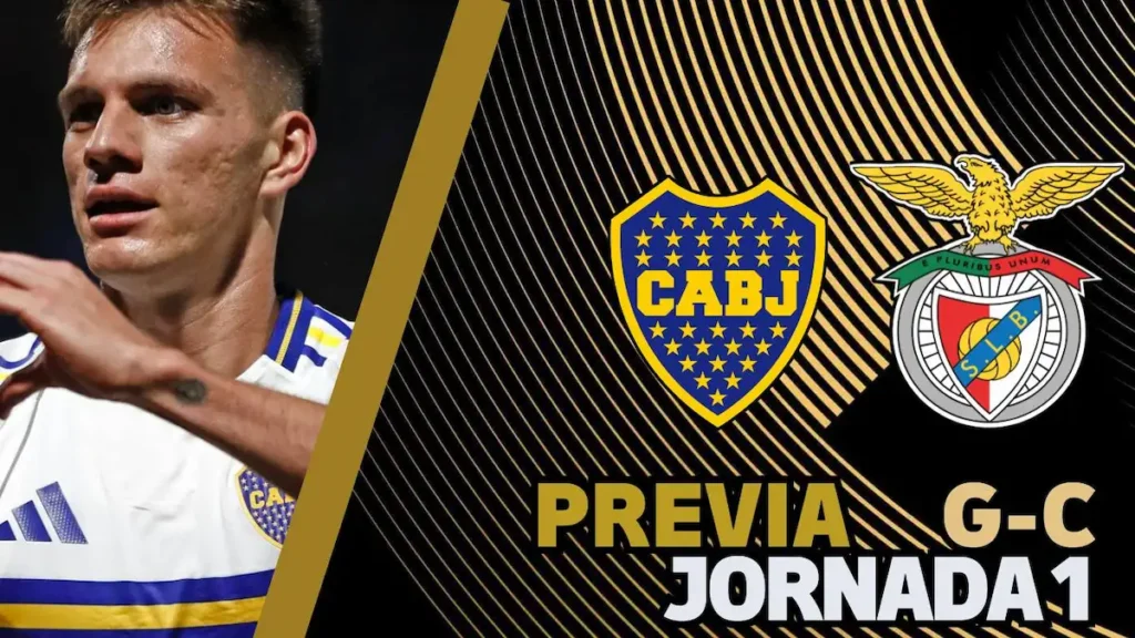 GRUPO C J1 Boca Juniors - Benfica Mundial de Clubes FIFA 2025