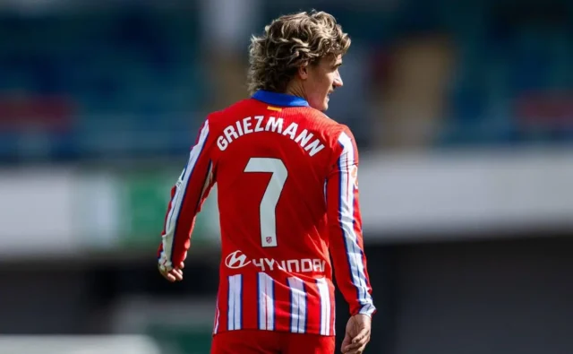 Griezmann Atleti Griezmann, en un partido de Liga con el Atlético de Madrid