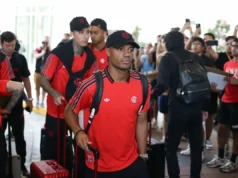 De la Cruz llega a Estados Unidos con el resto del Flamengo