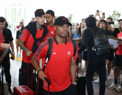 De la Cruz llega a Estados Unidos con el resto del Flamengo