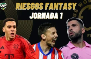 Los jugadores en riesgo para esta Jornada 1