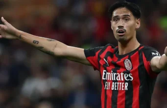Tijjani Reijnders, en un encuentro con el Milan