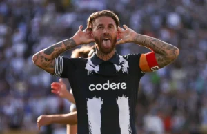 Sergio Ramos celebra un gol en el Mundial de Clubes con Monterrey