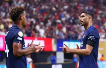 Hakimi y Doue PSG Mundial de Clubes